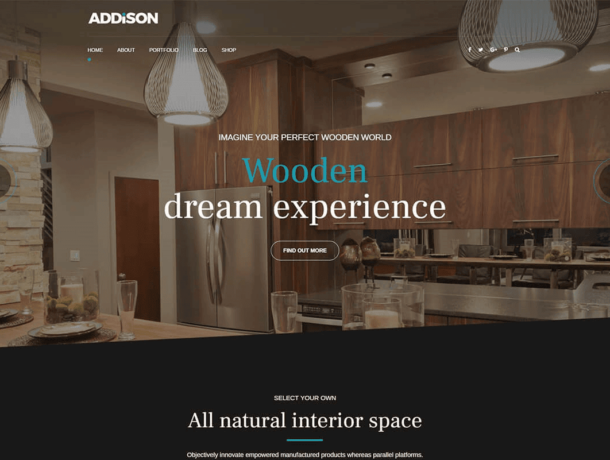 Website for Interior Design Services | Addison (Image Via VeenWebs.com)
