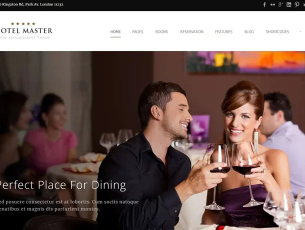 Website for Hotel Booking - Hotel Master (Image Via VeenWebs.com)