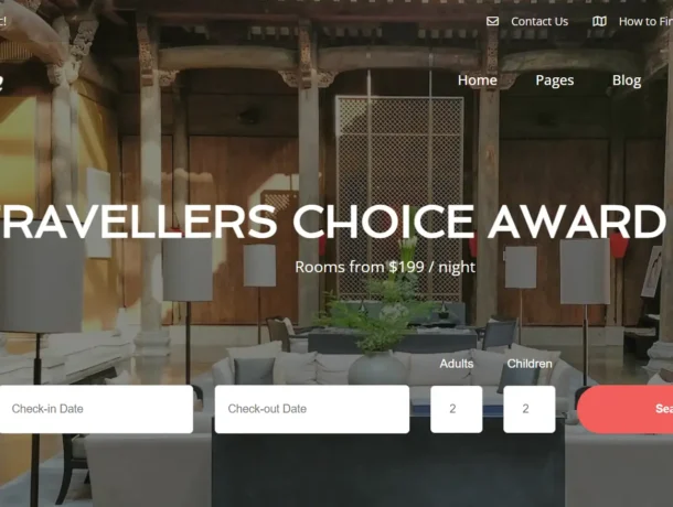 Website for Hotel Booking | Bellevue (Image Via VeenWebs.com)