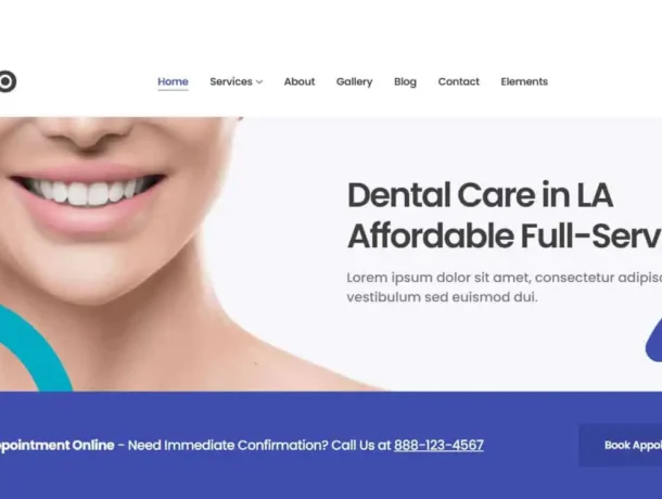 Website for Dental Care Solutions | Medicare Website - PORTO (Image Via VeenWebs.com)